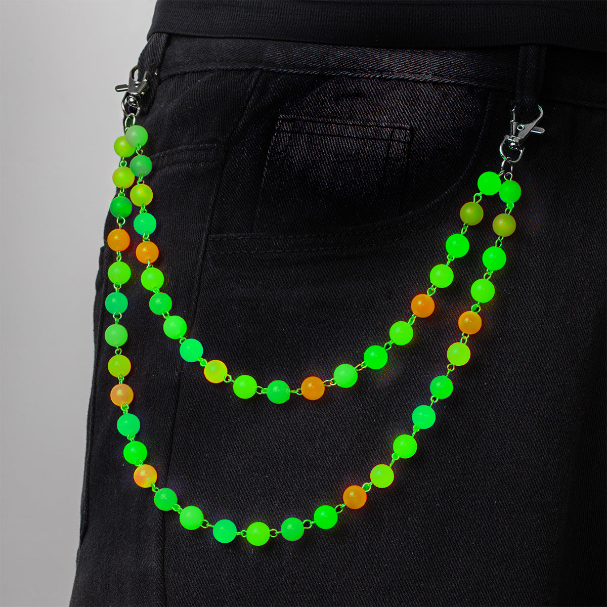 Men's Rhinestone Waist Chain