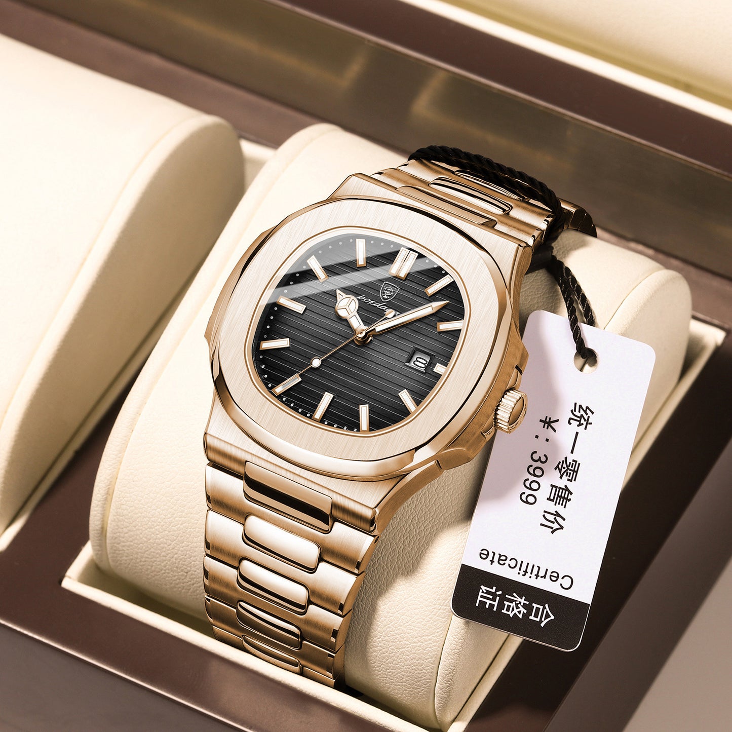 Men's Steel Band Casual Fashion Sports Quartz Watch