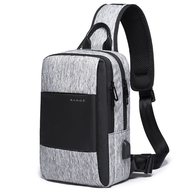 Men's Waterproof Casual Chest Crossbody Bag