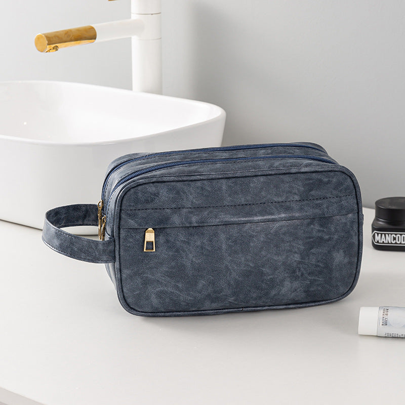 Men's Waterproof PU Toiletry Bag