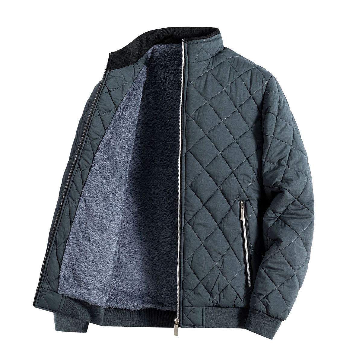 Men's Winter Fleece-Lined Casual Jacket