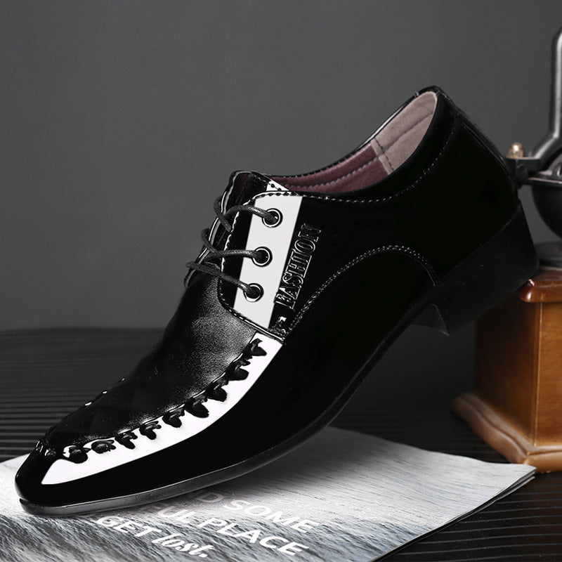 Mens British Style Business Casual Leather Loafers