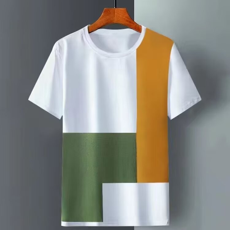 Mens Ice Silk Short Sleeve Tshirt