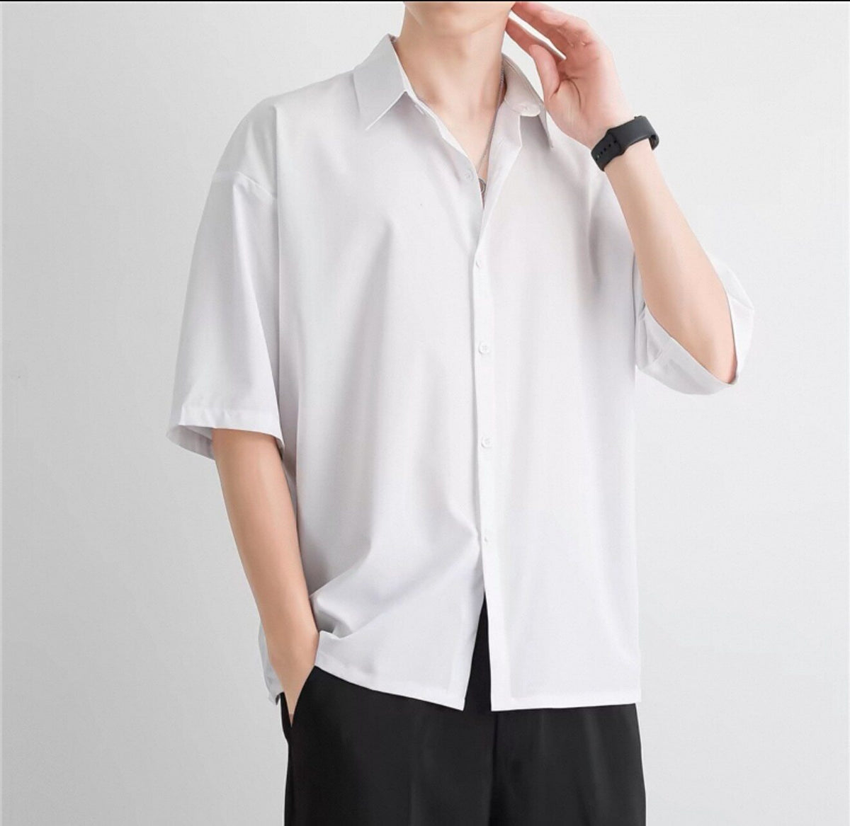 Mens Long Sleeve Casual Shirt