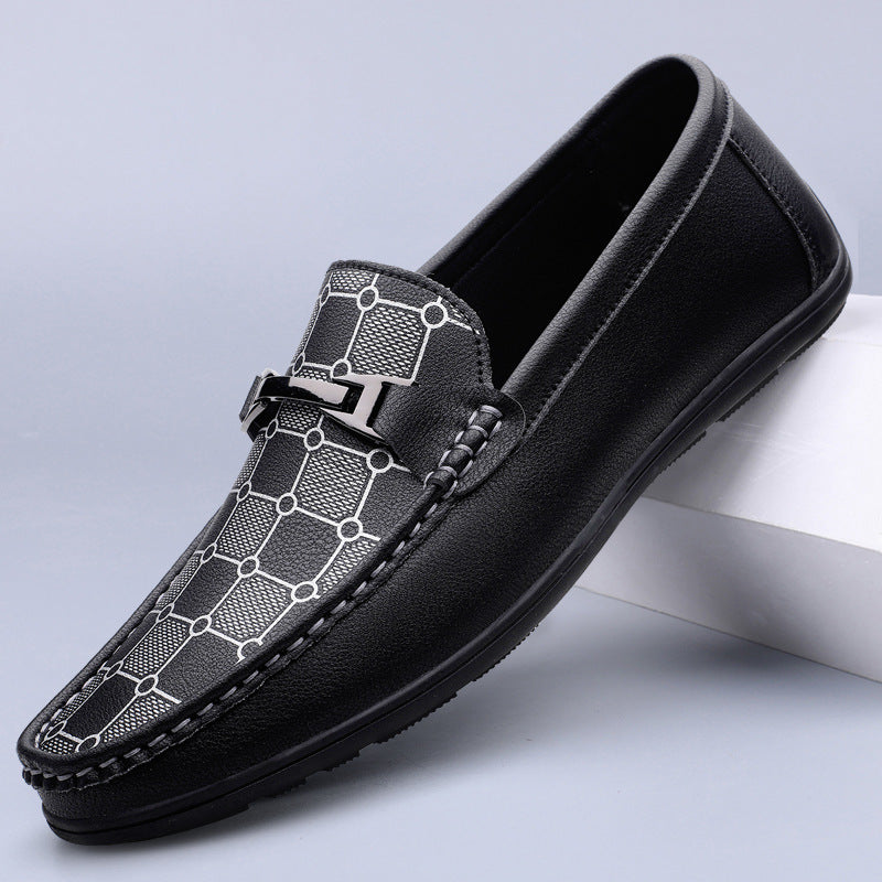 Mens Slip-On Casual Leather Shoes