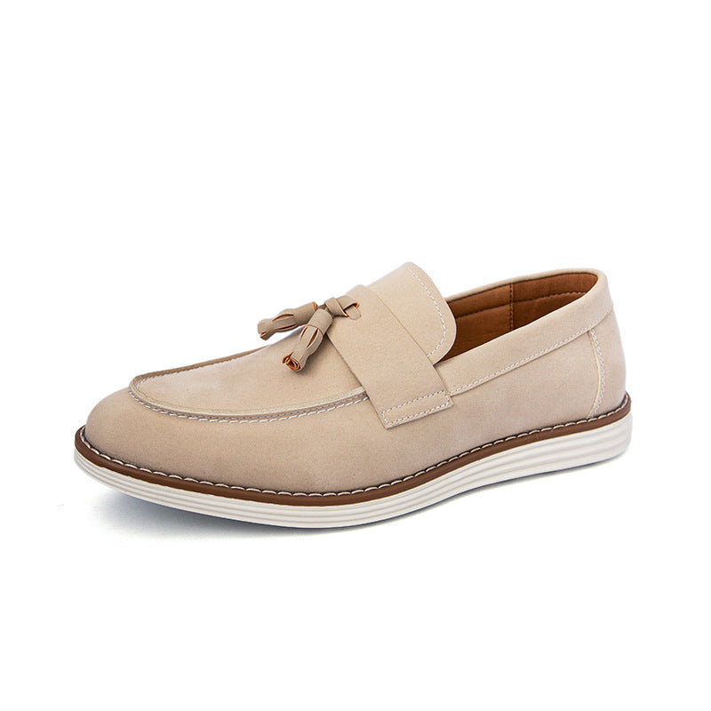 Mens Suede Slip-On Loafers