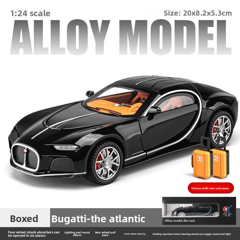 Metal Sports Car Model with Flash and Sound