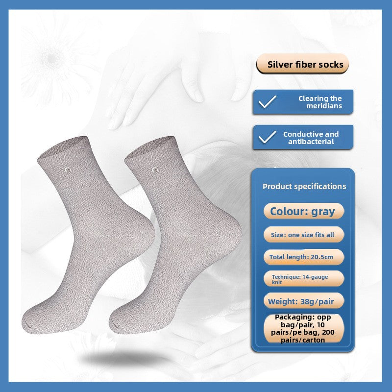 Microcurrent Electrotherapy Conductive Socks