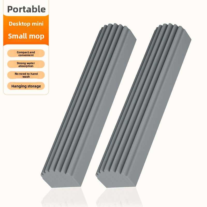 Mini Absorbent Handheld Mop with Foldable Design