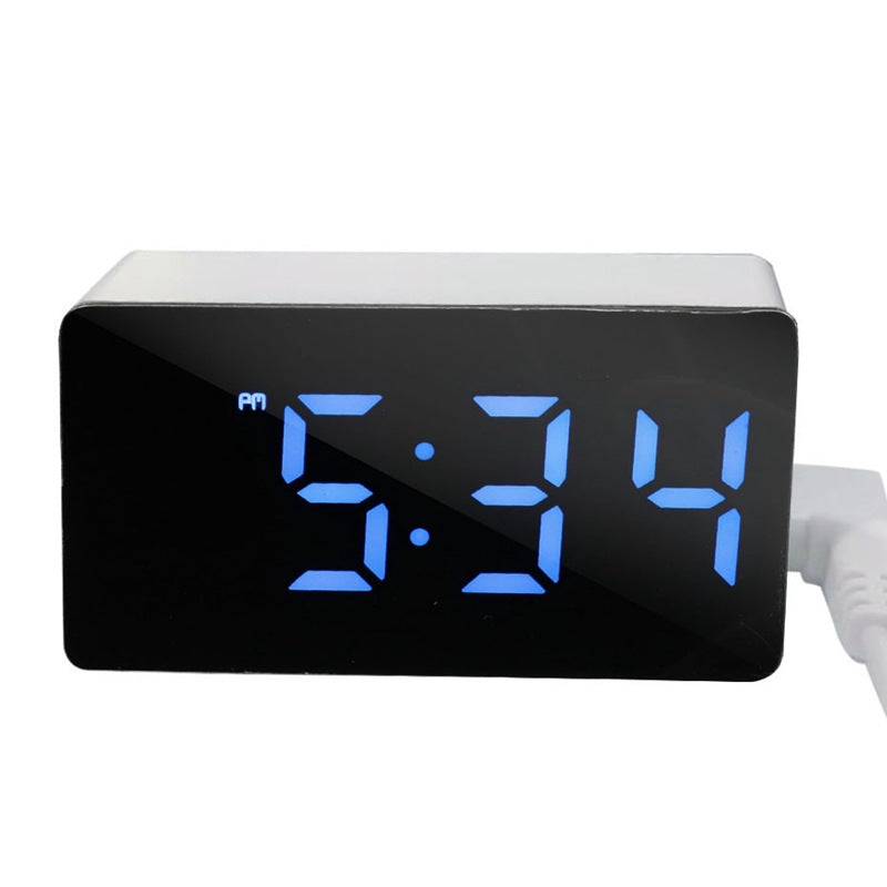 Mini LED Digital Alarm Clock with Temperature Display