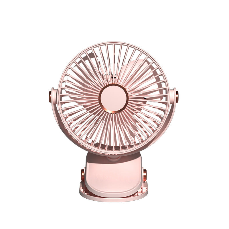 Mini USB rechargeable clip fan