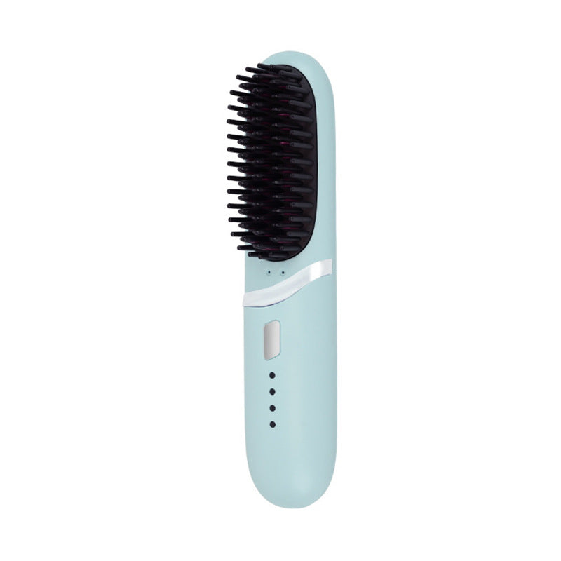Mini wireless hair straightener