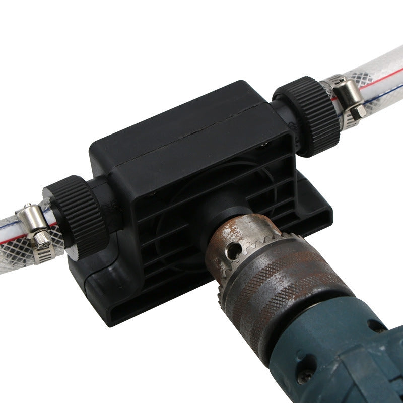 Miniature electric drill-driven pump