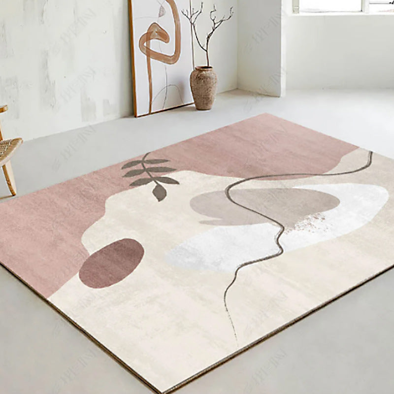 Minimalist Geometric Pattern Polyester Carpet