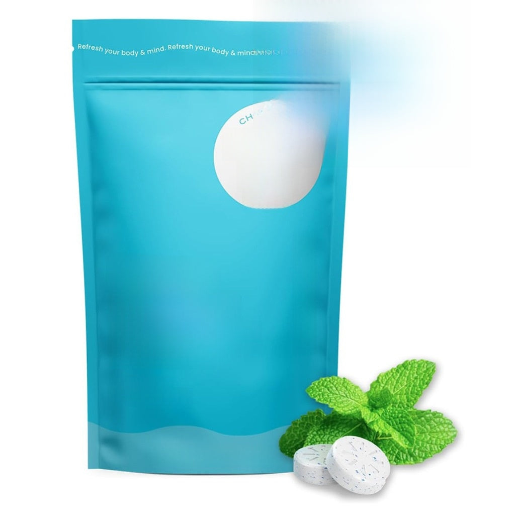 Mint - flavored Coffee - Infused Chewing Gum