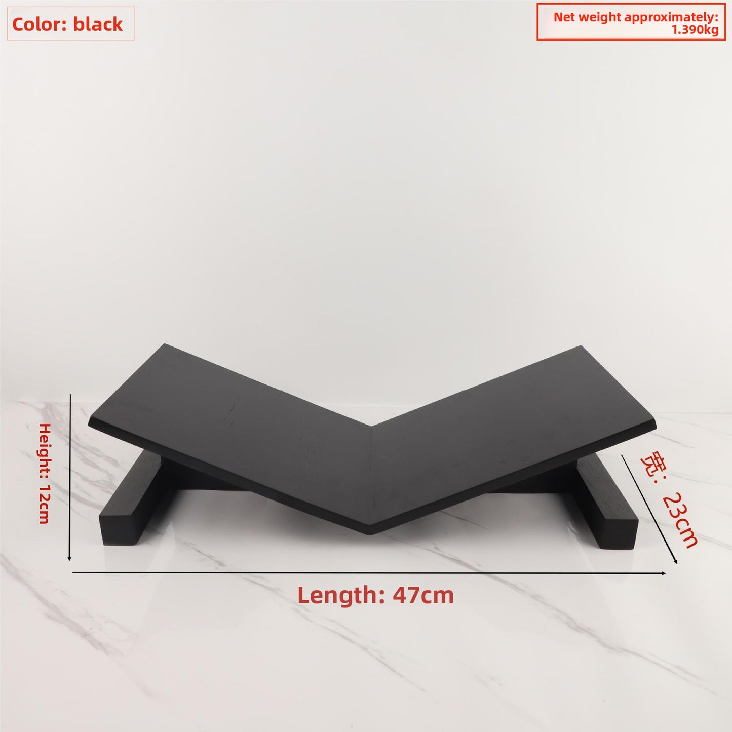 Modern Solid Wood Bookshelf Magazine Rack