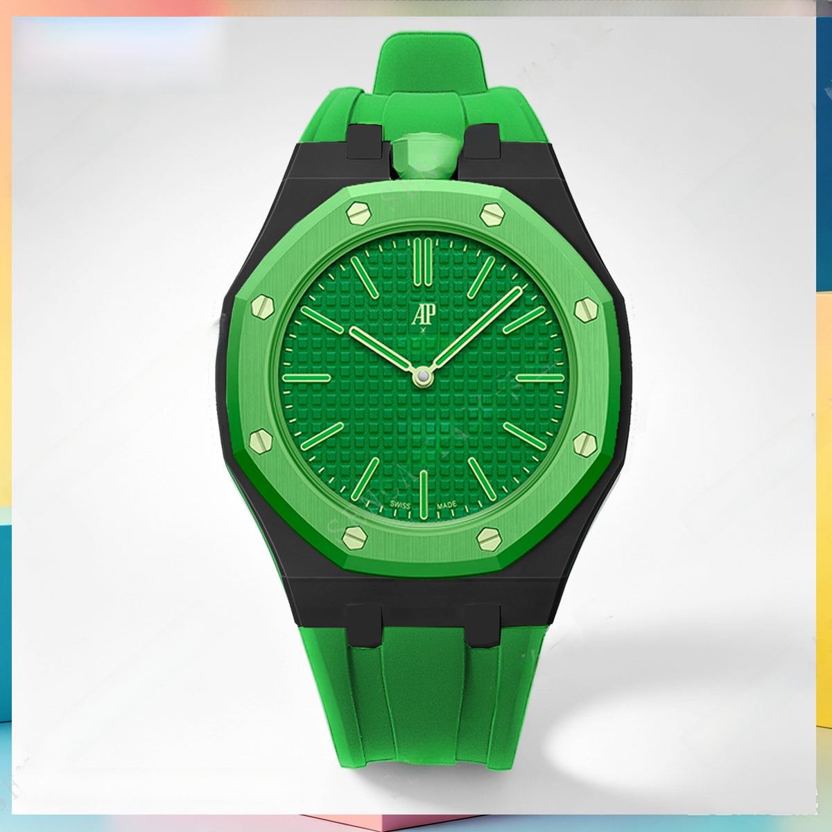 Modified AP Collaboration Swatch Watch Strap Bio-Ceramic
