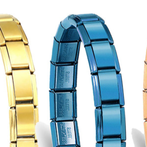 Modular Stainless Steel Elastic Bracelet