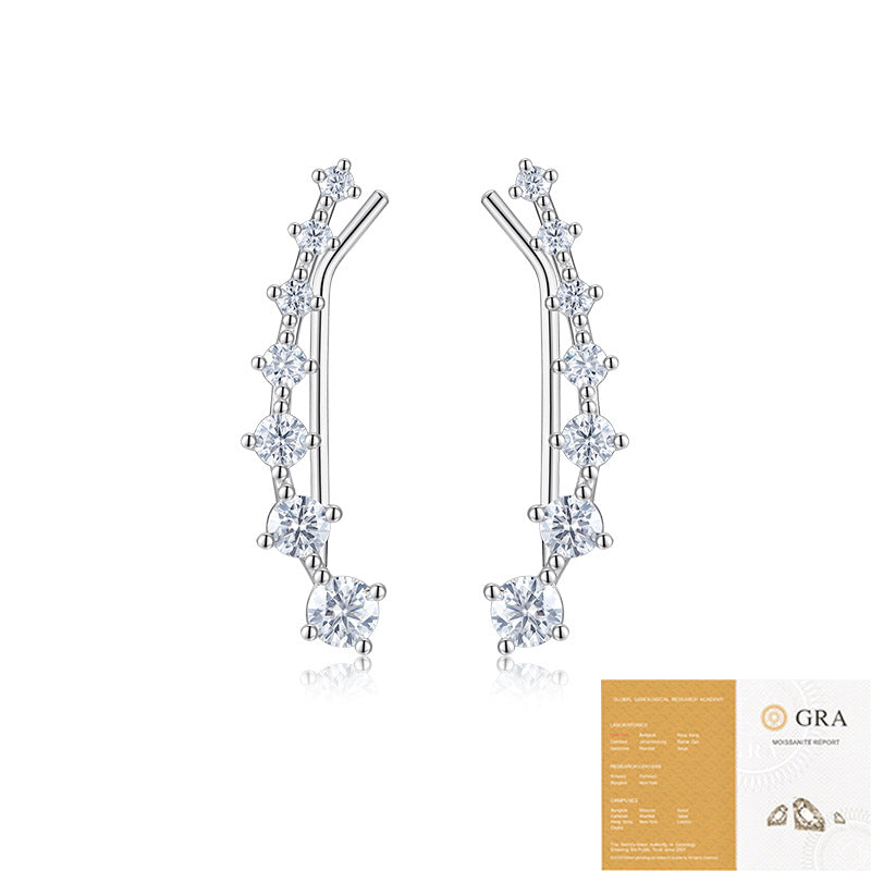 moissanite earrings