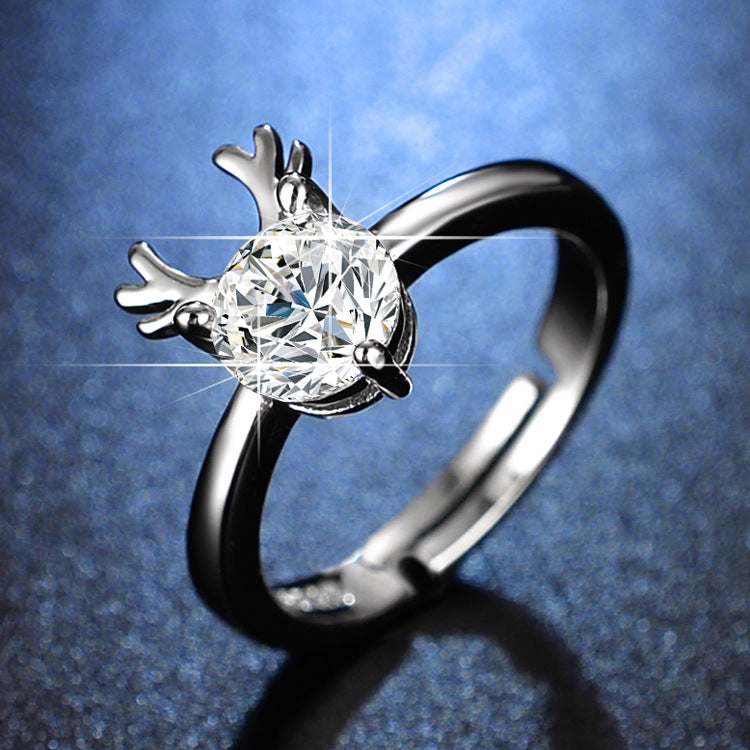 moissanite ring women's marriage ring 1 karat