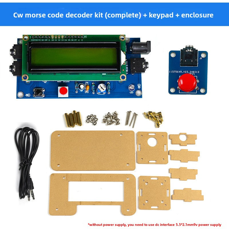 Morse Code Decoder DIY Electronic Practice Kit