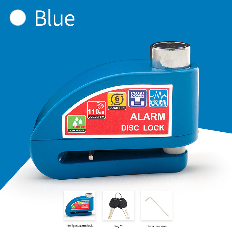 Motorcycle Disc Brake Alarm Lock with Anti-Theft Protection