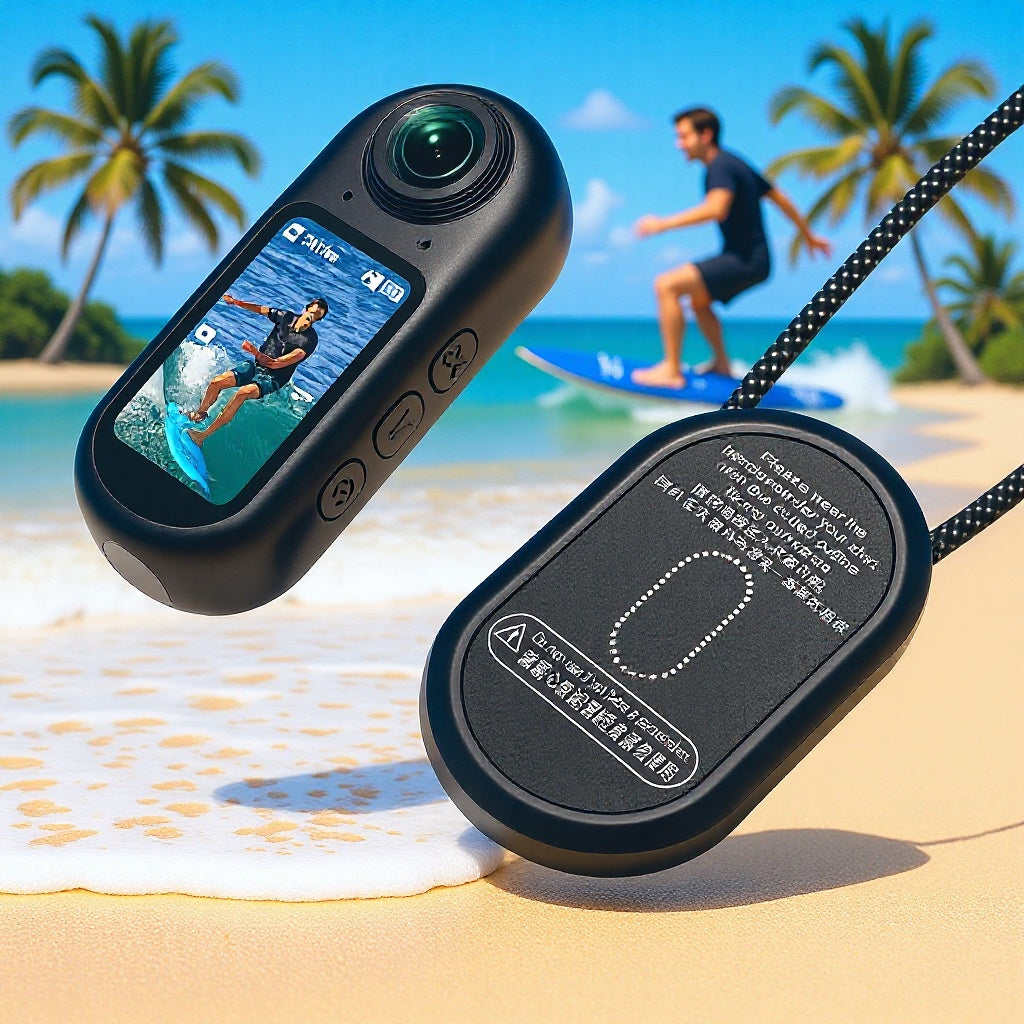 Mountaineering Neck Mount Action Camera Touch Screen Recorder