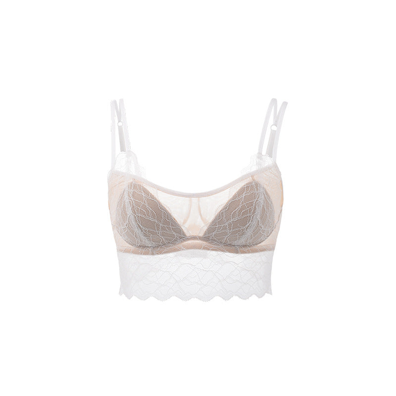 Mulberry Silk Lace Underwear with 3/4 Cup