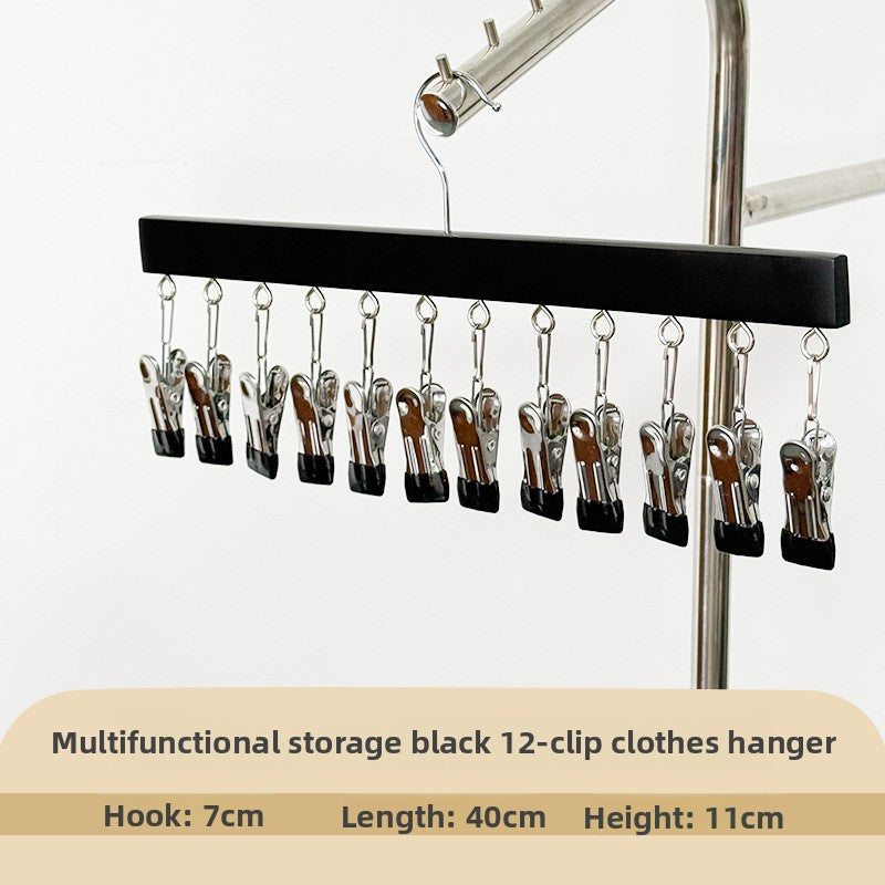 Multi-Clip Household Hat Organizer for Students’ Dormitories