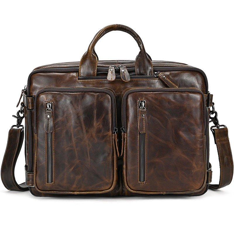 Multi-functional men's single-shoulder bag