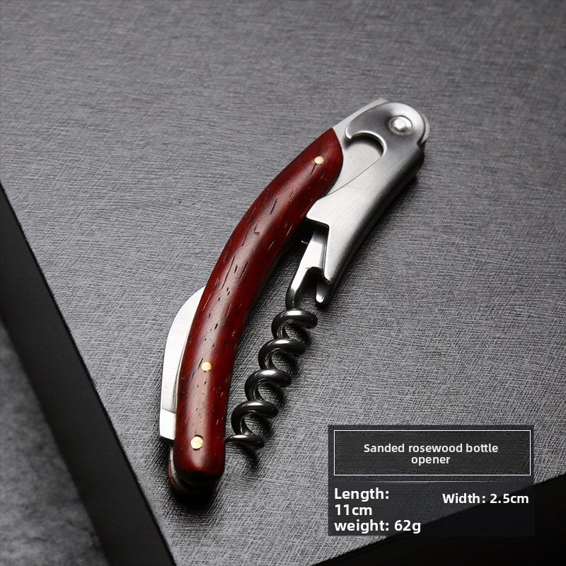 Multi-functional wine opener