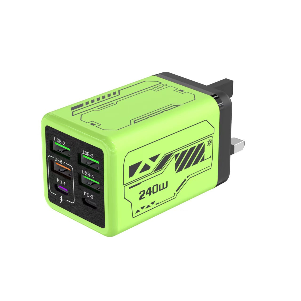 Multi Port Fast Charger with PD and QC Support