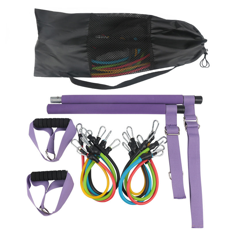 Multifunctional Pilates stick strength training