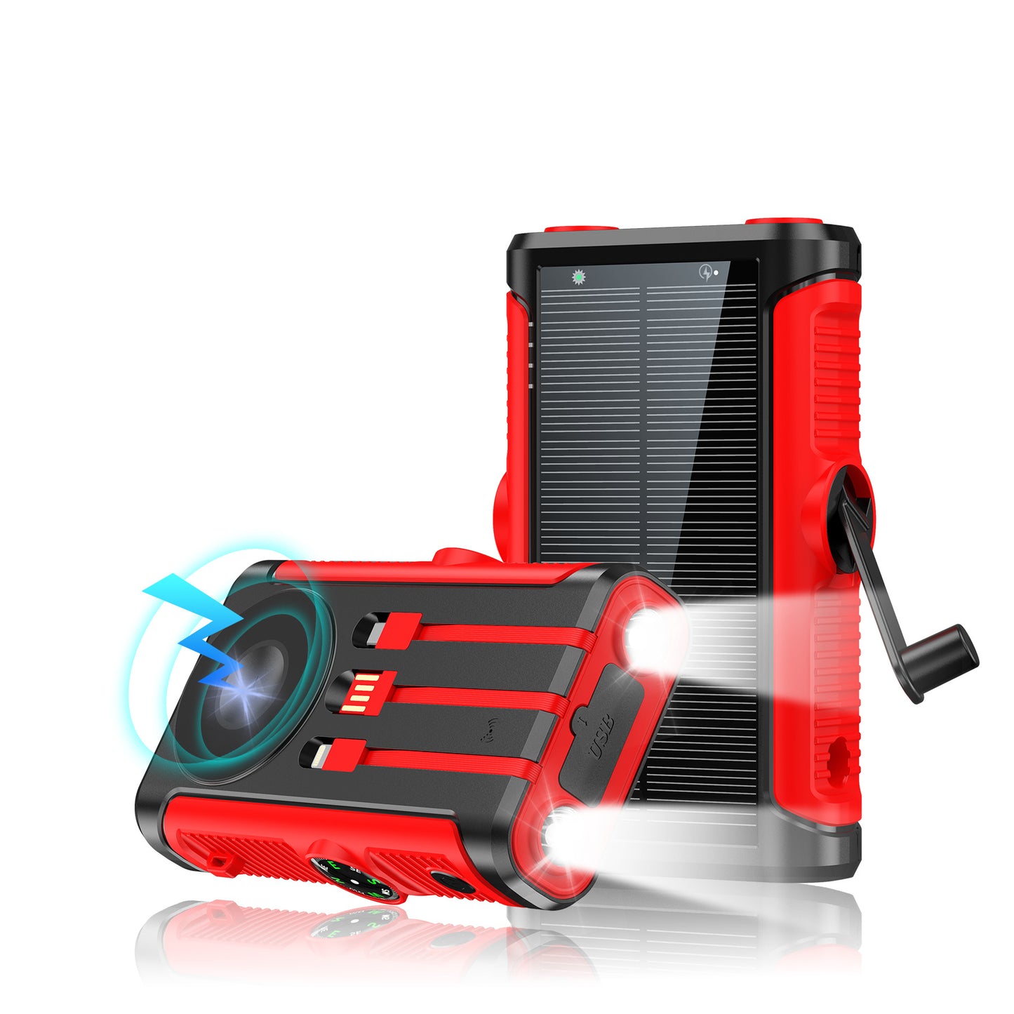 Multifunctional Solar LED Power Bank