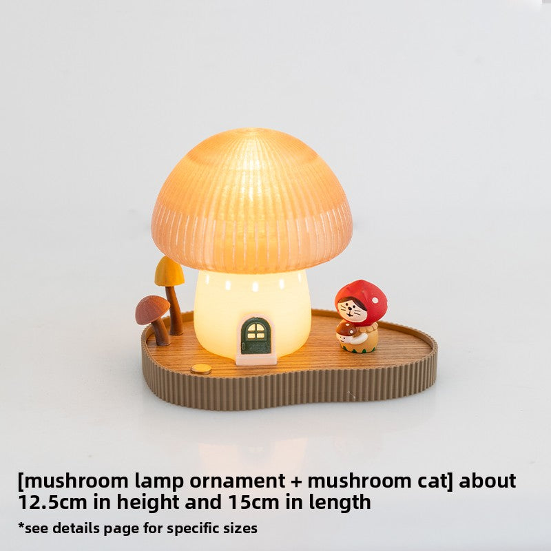 Mushroom Night Light Decor