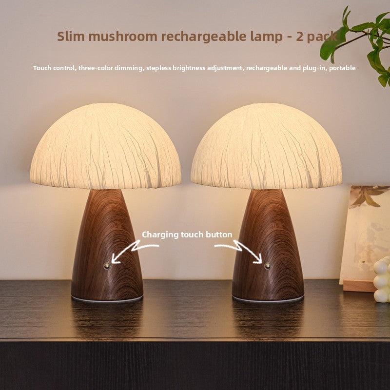 Mushroom Shape Dimmable Table Lamp