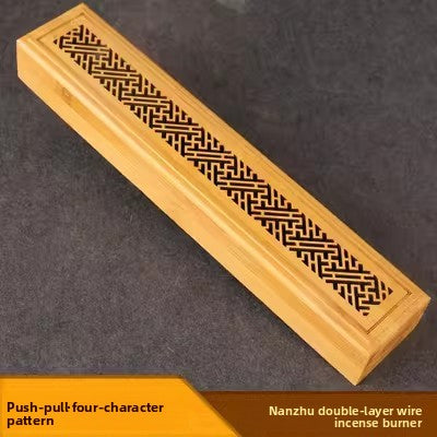 Nan竹 Incense Stick Holder with Amber Fragrance