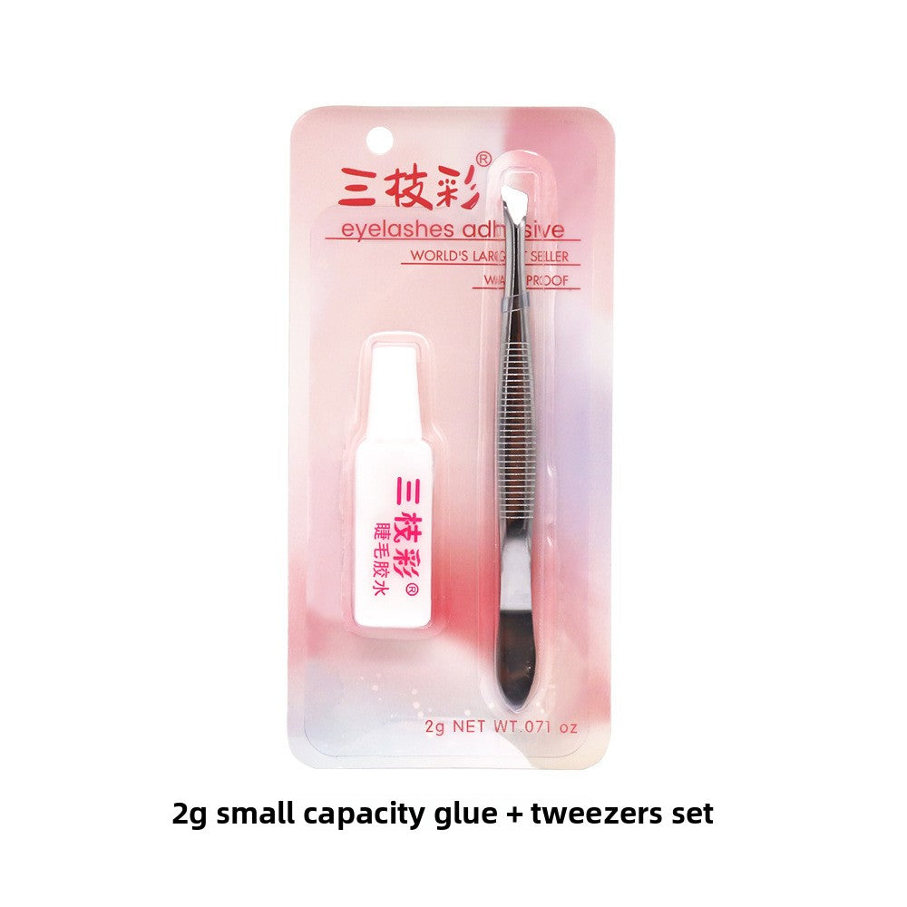 Natural Cross False Eyelashes with Hard Stem