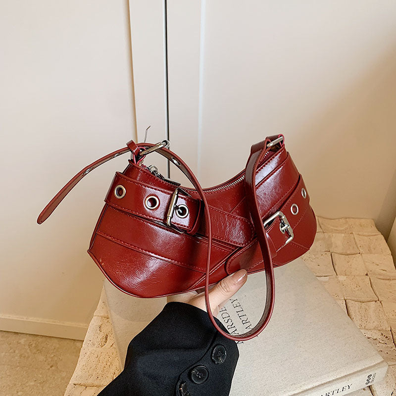 Niche Design Baguette Underarm Bag