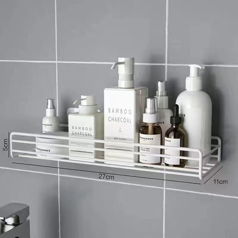 No Drill Bathroom Corner Storage Rack