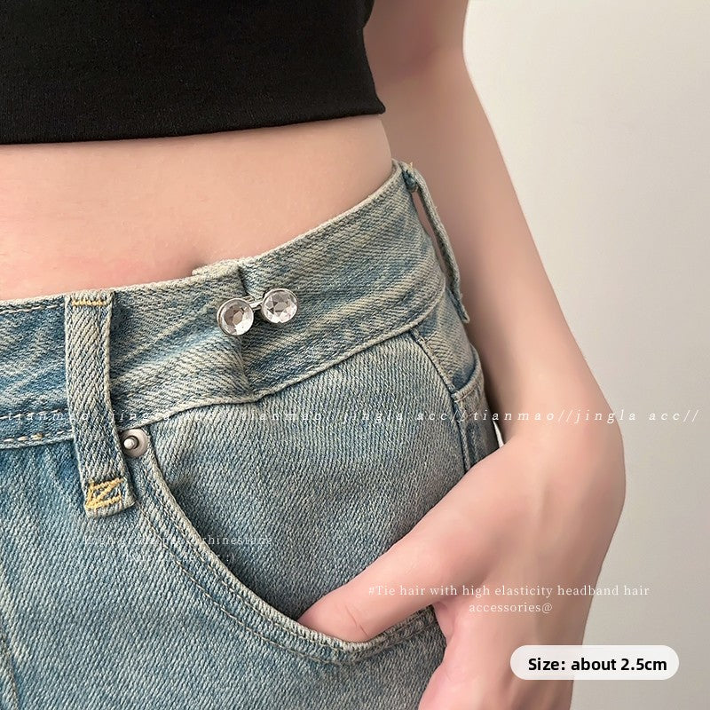 No Punch Jeans Waist Tightener Buckle