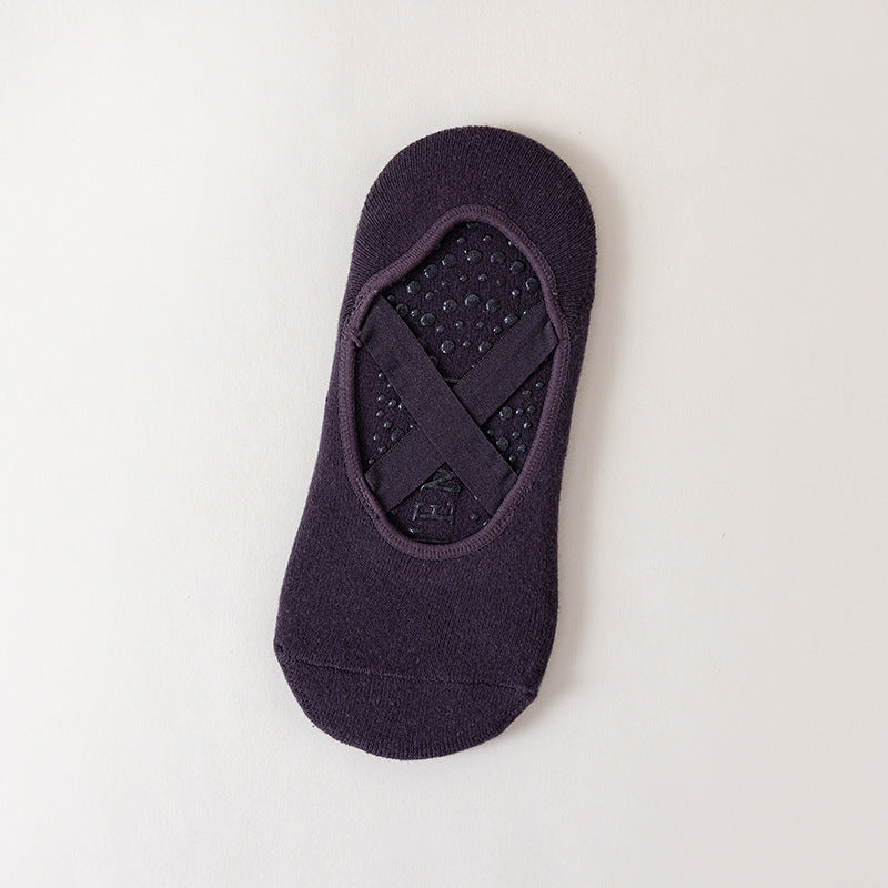 Non-Slip Yoga Socks with Straps
