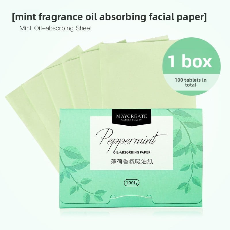 Oil-absorbing paper