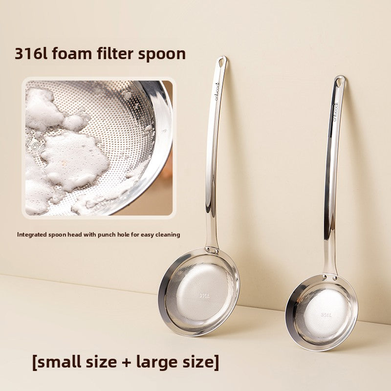Onlycook Stainless Steel Oil Strainer Spoon