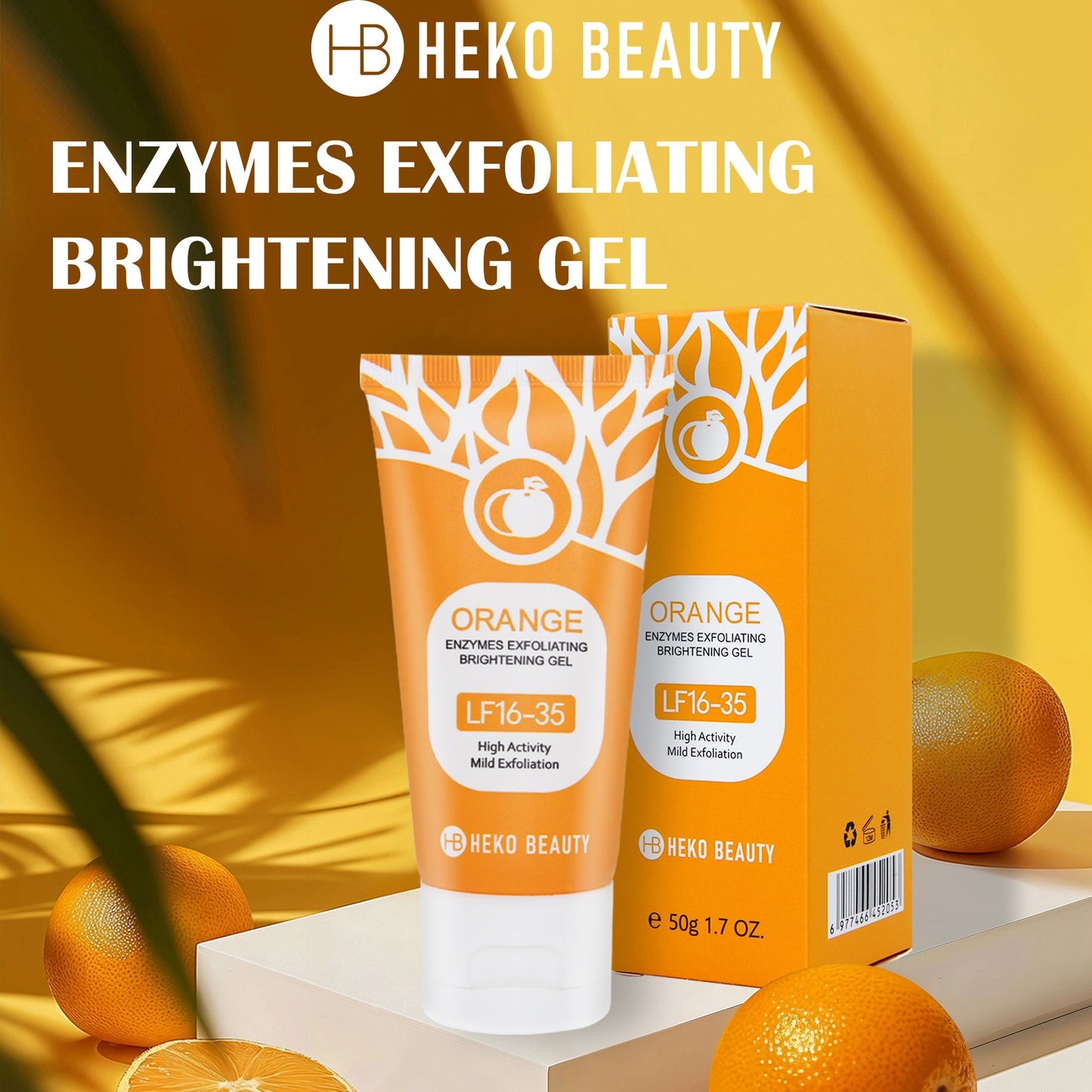 Orange Exfoliating and Brightening Skin Gel