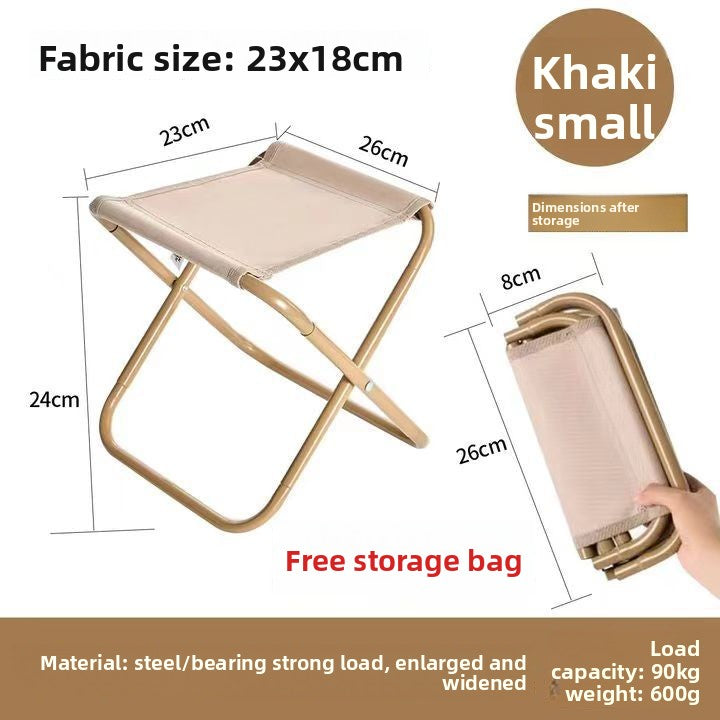 Outdoor backpack folding stool pen bag