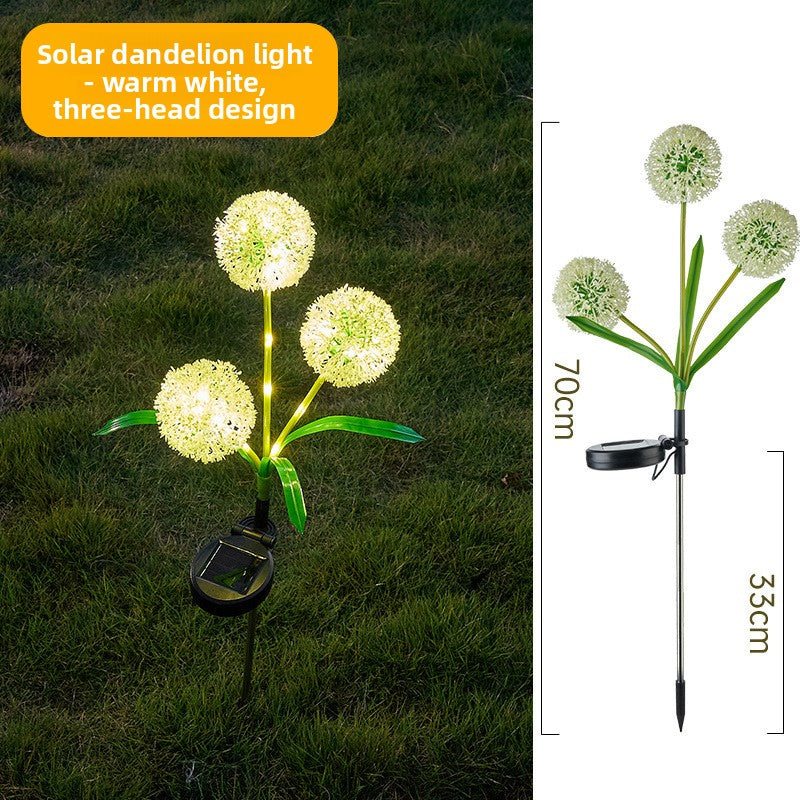 Outdoor Solar Dandelion Ball Light