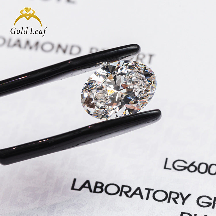 Oval E Color Lab Grown Diamond