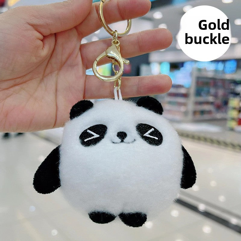 Panda doll keychain pendant