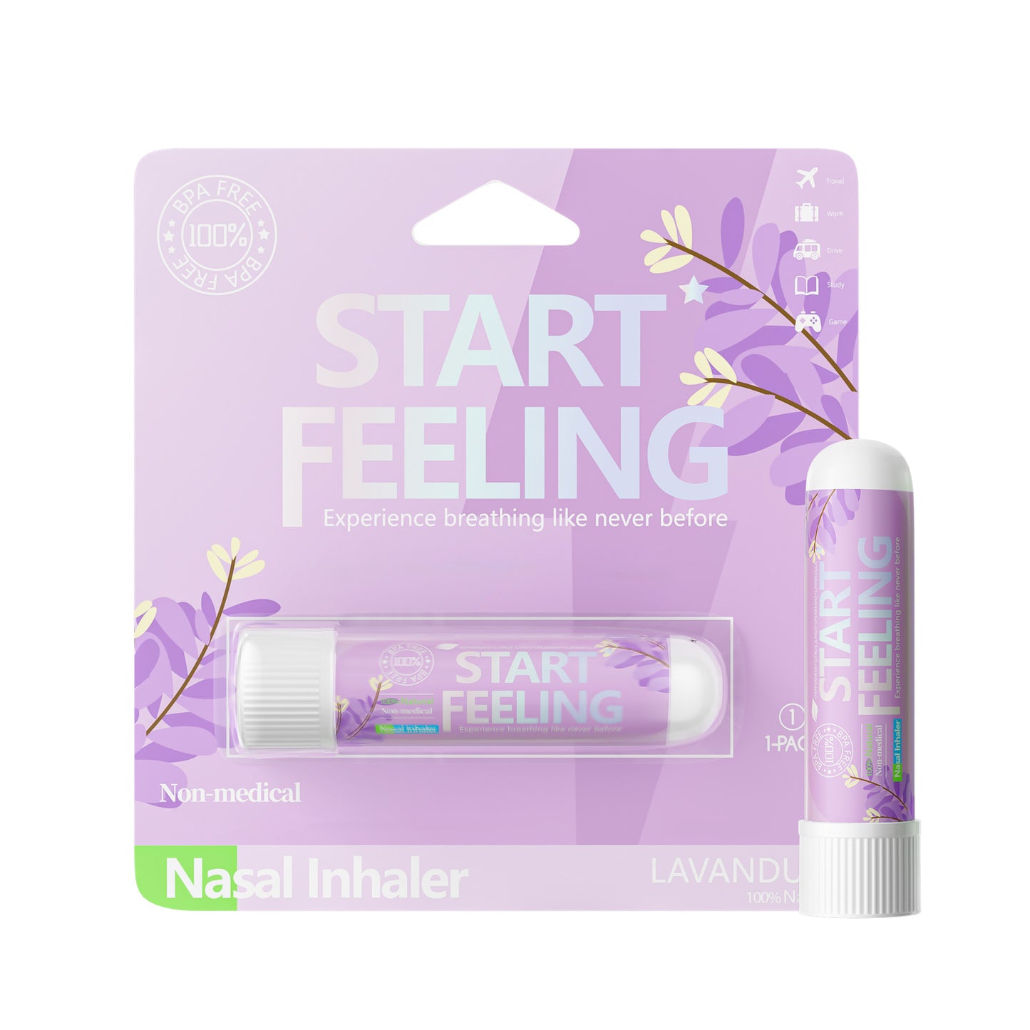 Peppermint Essential Oil Nasal Refresh Stick